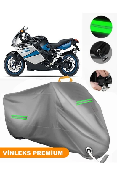 MotoEN  Vinleks Gri Bmw K 1200 S Uyumlu Motosiklet Brandası Lüx Kalite (Kilit Uyumlu) ürün görseli