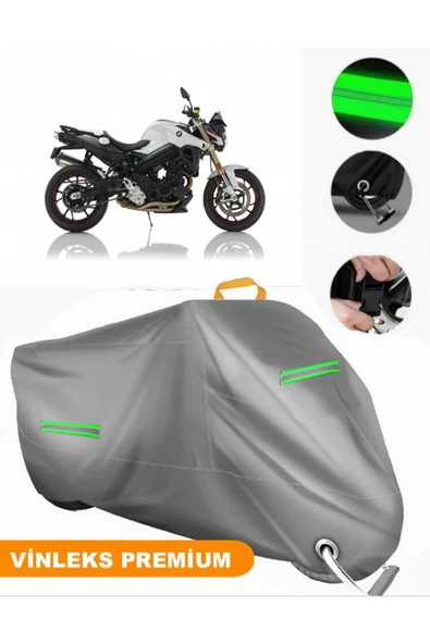MotoEN  Vinleks Gri Bmw F 800 R Uyumlu Motosiklet Brandası Lüx Kalite (Kilit Uyumlu) ürün görseli