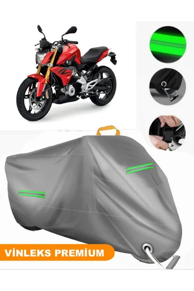 MotoEN  Vinleks Gri Bmw G 310 R Uyumlu Motosiklet Brandası Lüx Kalite (Kilit Uyumlu) ürün görseli