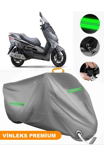 MotoEN  Vinleks Gri Benelli Zafferano Uyumlu Motosiklet Brandası Lüx Kalite (Kilit Uyumlu) ürün görseli