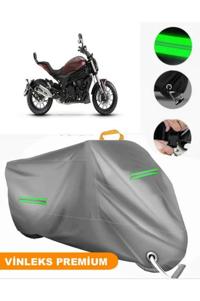MotoEN  Vinleks Gri Benelli 502-C Uyumlu Motosiklet Brandası Lüx Kalite (Kilit Uyumlu) ürün görseli
