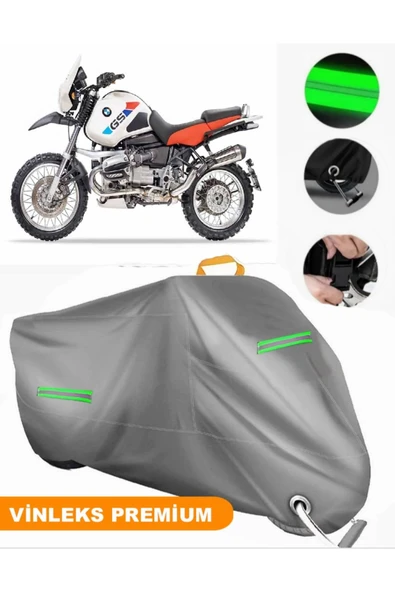 MotoEN  Vinleks Gri Bmw R 1100 GS Uyumlu Motosiklet Brandası Lüx Kalite (Kilit Uyumlu) ürün görseli