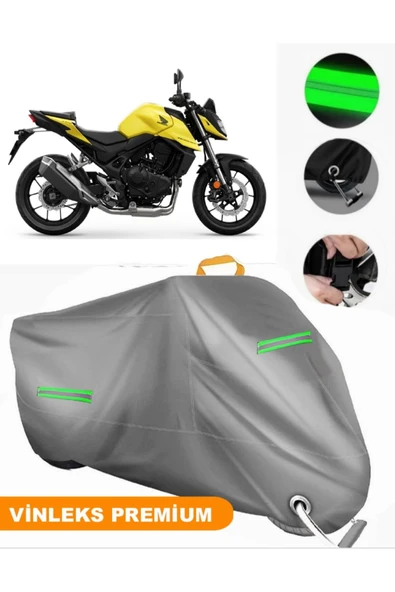MotoEN  Vinleks Gri Honda CB 750 Hornet Uyumlu Motosiklet Brandası Lüx Kalite (Kilit Uyumlu) ürün görseli