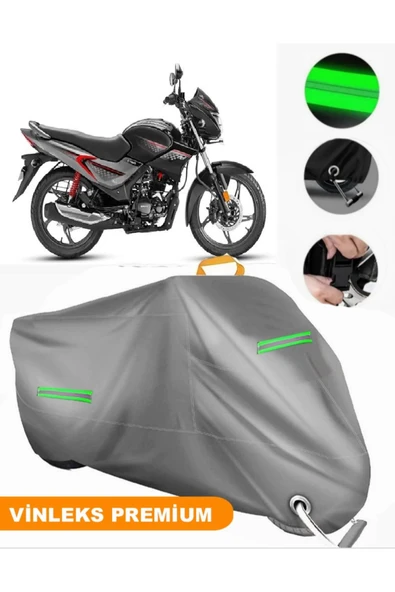 MotoEN  Vinleks Gri Hero Glamour Uyumlu Motosiklet Brandası Lüx Kalite (Kilit Uyumlu) - 1