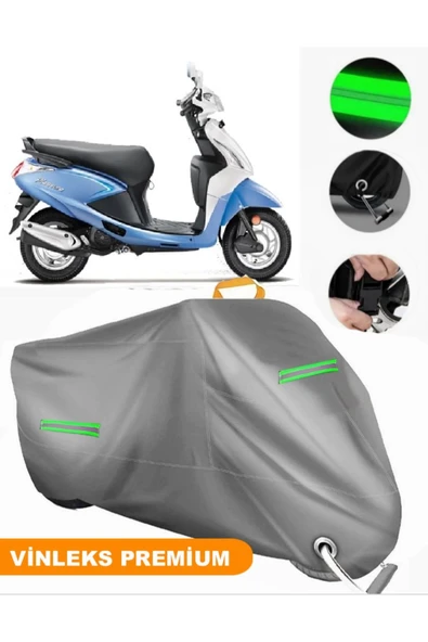 MotoEN  Vinleks Gri Hero Pleasure Uyumlu Motosiklet Brandası Lüx Kalite (Kilit Uyumlu) ürün görseli