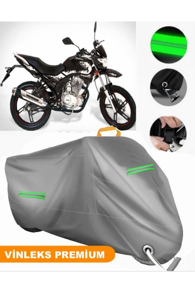 MotoEN  Vinleks Gri Falcon Wolf 180 Uyumlu Motosiklet Brandası Lüx Kalite (Kilit Uyumlu) ürün görseli