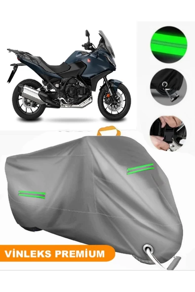 MotoEN  Vinleks Gri Honda NT 1100 Uyumlu Motosiklet Brandası Lüx Kalite (Kilit Uyumlu)
