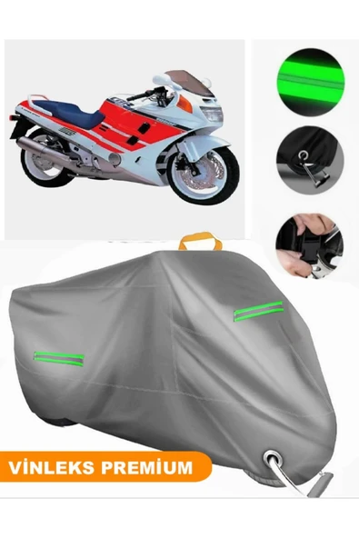 MotoEN  Vinleks Gri Honda CBR 1000 F Uyumlu Motosiklet Brandası Lüx Kalite (Kilit Uyumlu)