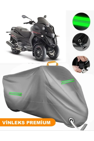 MotoEN  Vinleks Gri Gilera Fuoco 500 Uyumlu Motosiklet Brandası Lüx Kalite (Kilit Uyumlu) ürün görseli