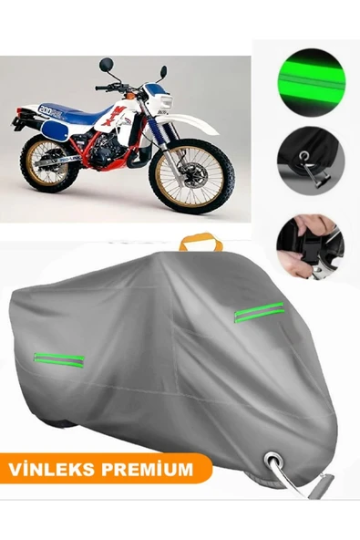 MotoEN  Vinleks Gri Honda MTX 200 Uyumlu Motosiklet Brandası Lüx Kalite (Kilit Uyumlu) ürün görseli