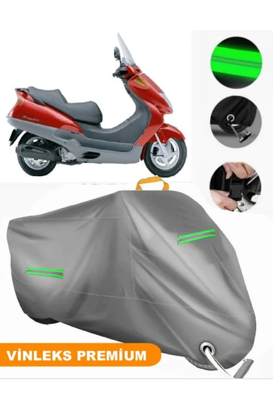 MotoEN  Vinleks Gri Honda FES 250 Foresight Uyumlu Motosiklet Brandası Lüx Kalite (Kilit Uyumlu) ürün görseli