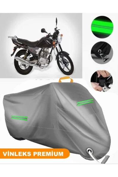 MotoEN  Vinleks Gri Falcon Lion 150 Uyumlu Motosiklet Brandası Lüx Kalite (Kilit Uyumlu) ürün görseli