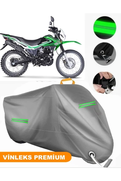 MotoEN  Vinleks Gri Falcon Desert 277 Uyumlu Motosiklet Brandası Lüx Kalite (Kilit Uyumlu) ürün görseli