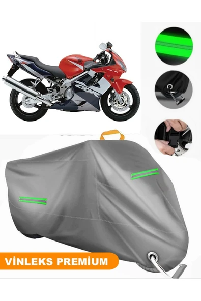MotoEN  Vinleks Gri Honda CBR 600 F Sport Uyumlu Motosiklet Brandası Lüx Kalite (Kilit Uyumlu) ürün görseli
