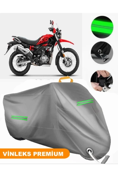 MotoEN  Vinleks Gri Hero XPulse 200T Uyumlu Motosiklet Brandası Lüx Kalite (Kilit Uyumlu) ürün görseli
