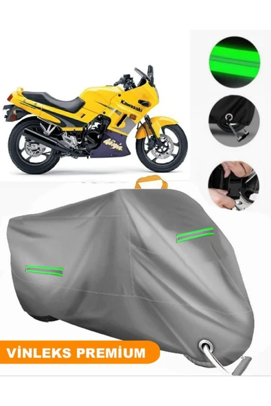 MotoEN  Vinleks Gri Kawasaki ZZR 250 Uyumlu Motosiklet Brandası Lüx Kalite (Kilit Uyumlu) ürün görseli