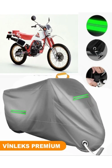 MotoEN  Vinleks Gri Honda XL 200 Uyumlu Motosiklet Brandası Lüx Kalite (Kilit Uyumlu) ürün görseli