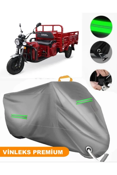 MotoEN  Vinleks Gri Kral Motor KR250-K Titus-3 Uyumlu Motosiklet Brandası Lüx Kalite (Kilit Uyumlu) ürün görseli