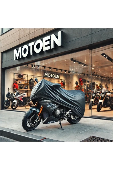 MotoEN  Vinleks Gri Kanuni Dolphin 100 Uyumlu Motosiklet Brandası Lüx Kalite (Kilit Uyumlu)