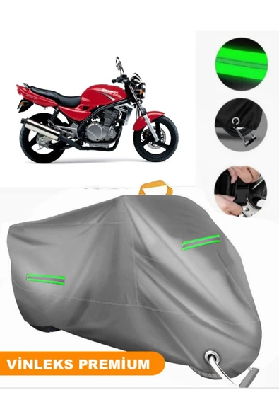 MotoEN  Vinleks Gri Kawasaki ER-5 Uyumlu Motosiklet Brandası Lüx Kalite (Kilit Uyumlu) ürün görseli