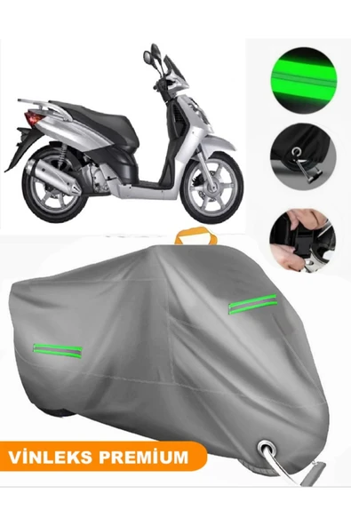 MotoEN  Vinleks Gri Keeway Outlook 150 Uyumlu Motosiklet Brandası Lüx Kalite (Kilit Uyumlu) ürün görseli