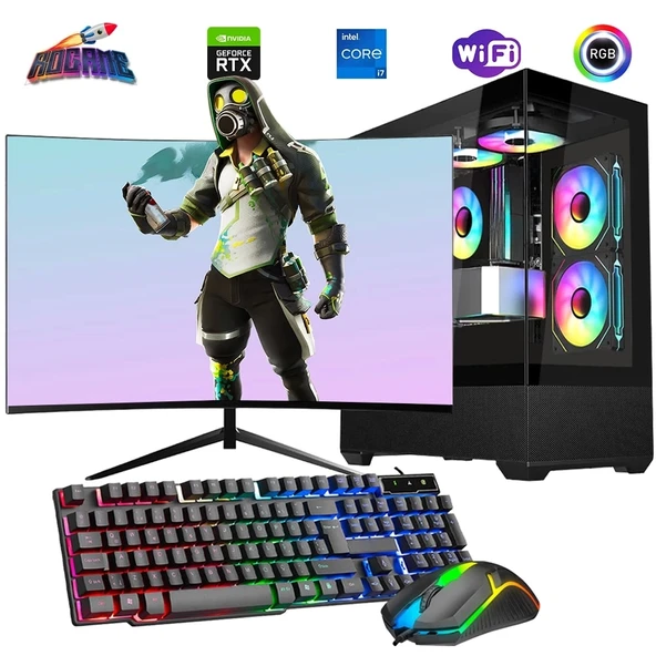 i7 14700F 16GB DDR4 1TB m2 12GB RTX3060 27" 165Hz Monitörlü Oyun Bilgisayarı ürün görseli