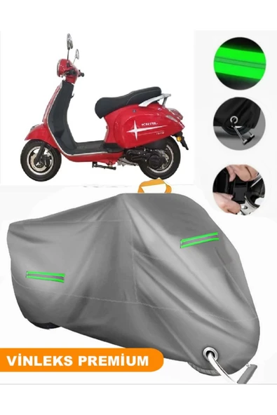 MotoEN  Vinleks Gri Kral Motor Rana Uyumlu Motosiklet Brandası Lüx Kalite (Kilit Uyumlu) - 1