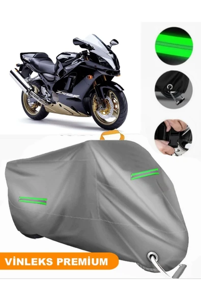 MotoEN  Vinleks Gri Kawasaki ZX-12 R Uyumlu Motosiklet Brandası Lüx Kalite (Kilit Uyumlu) ürün görseli