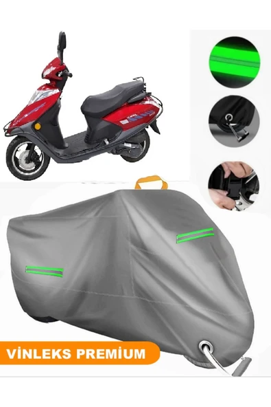 MotoEN  Vinleks Gri Kral Motor Spica 100 Uyumlu Motosiklet Brandası Lüx Kalite (Kilit Uyumlu)