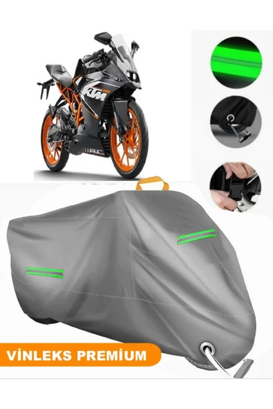 MotoEN  Vinleks Gri KTM 200 RC Uyumlu Motosiklet Brandası Lüx Kalite (Kilit Uyumlu) ürün görseli