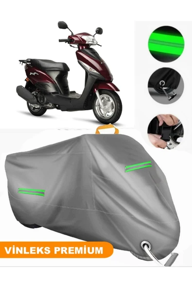 MotoEN  Vinleks Gri Kuba Golf 100 Uyumlu Motosiklet Brandası Lüx Kalite (Kilit Uyumlu) ürün görseli