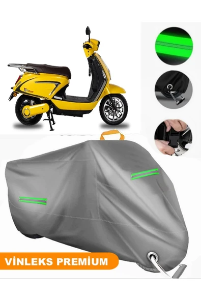 MotoEN  Vinleks Gri Marta 3000 Uyumlu Motosiklet Brandası Lüx Kalite (Kilit Uyumlu) ürün görseli