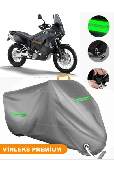 MotoEN  Vinleks Gri KTM 990 Adventure Uyumlu Motosiklet Brandası Lüx Kalite (Kilit Uyumlu) ürün görseli