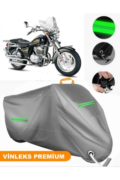 MotoEN  Vinleks Gri Lifan LF250-4 Uyumlu Motosiklet Brandası Lüx Kalite (Kilit Uyumlu) ürün görseli