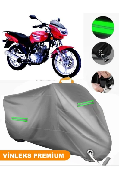 MotoEN  Vinleks Gri Lifan LF150-9J Uyumlu Motosiklet Brandası Lüx Kalite (Kilit Uyumlu) ürün görseli