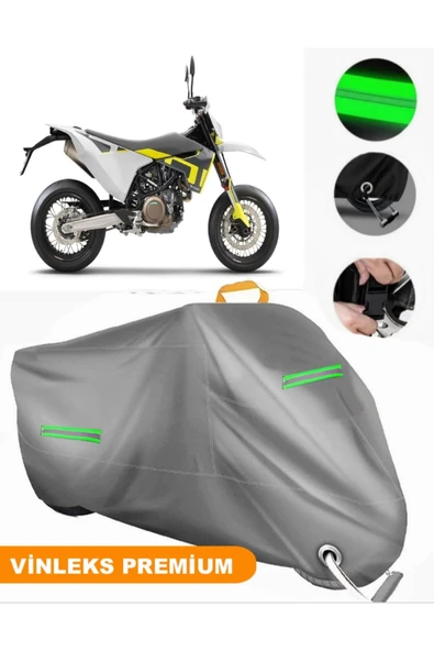 MotoEN  Vinleks Gri KTM 525 EXC Uyumlu Motosiklet Brandası Lüx Kalite (Kilit Uyumlu) ürün görseli