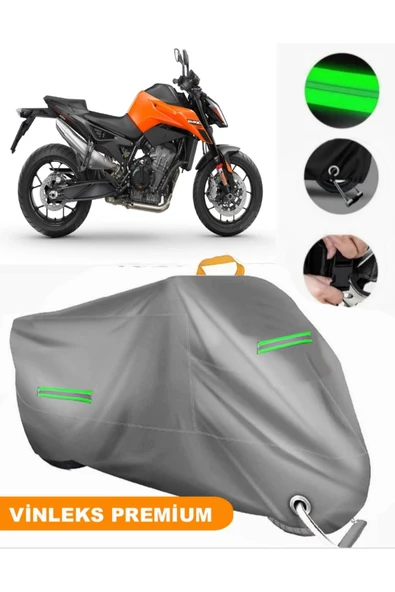 MotoEN  Vinleks Gri KTM 790 Duke Uyumlu Motosiklet Brandası Lüx Kalite (Kilit Uyumlu) ürün görseli