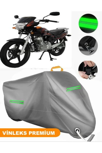 MotoEN  Vinleks Gri Mondial 125 MX Grumble Uyumlu Motosiklet Brandası Lüx Kalite (Kilit Uyumlu) ürün görseli