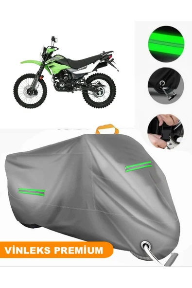 MotoEN  Vinleks Gri Mondial X-Treme Max 150 Uyumlu Motosiklet Brandası Lüx Kalite (Kilit Uyumlu) ürün görseli