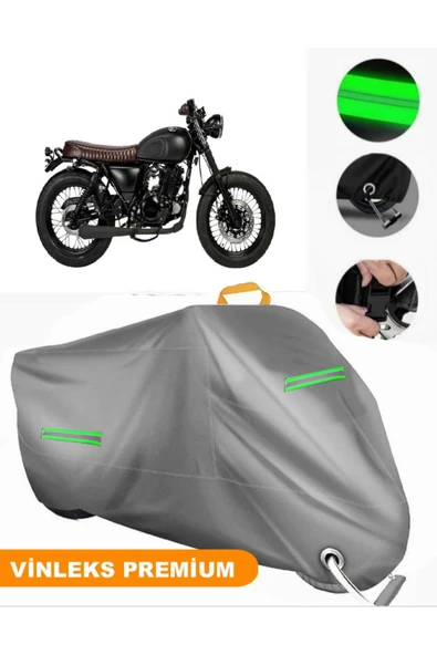 MotoEN  Vinleks Gri Mutt Mongrel 250 Uyumlu Motosiklet Brandası Lüx Kalite (Kilit Uyumlu) ürün görseli