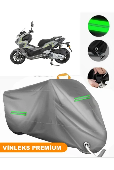 MotoEN  Vinleks Gri Mondial 250 Ressivo Uyumlu Motosiklet Brandası Lüx Kalite (Kilit Uyumlu) ürün görseli