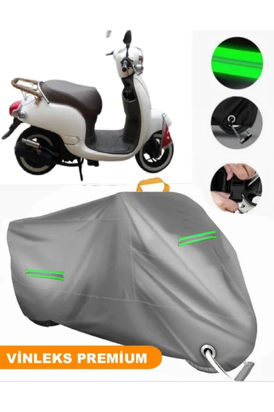 MotoEN  Vinleks Gri Motoran Wino 80 Uyumlu Motosiklet Brandası Lüx Kalite (Kilit Uyumlu) ürün görseli