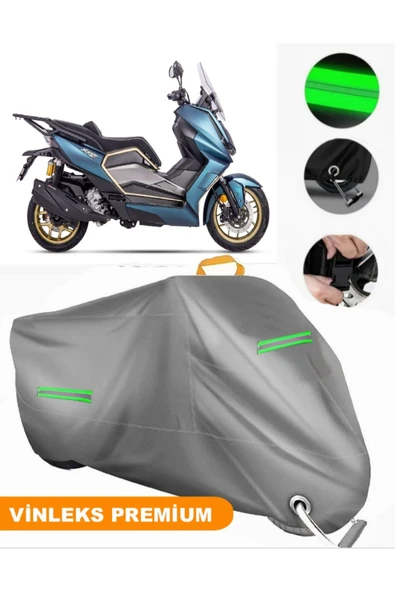 MotoEN  Vinleks Gri Regal Raptor XSUV250 Uyumlu Motosiklet Brandası Lüx Kalite (Kilit Uyumlu) ürün görseli