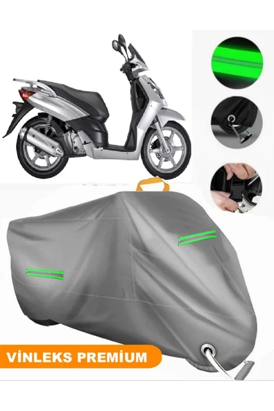 MotoEN  Vinleks Gri Rks Outlook 150 Uyumlu Motosiklet Brandası Lüx Kalite (Kilit Uyumlu) ürün görseli