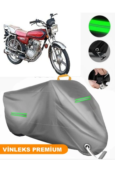 MotoEN  Vinleks Gri Ramzey Magnum Uyumlu Motosiklet Brandası Lüx Kalite (Kilit Uyumlu) ürün görseli