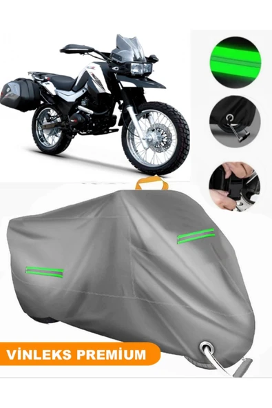 MotoEN  Vinleks Gri Rks Winner 200 Uyumlu Motosiklet Brandası Lüx Kalite (Kilit Uyumlu) ürün görseli