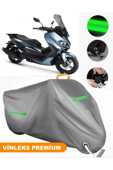 MotoEN  Vinleks Gri Rks Jaguar 100 Uyumlu Motosiklet Brandası Lüx Kalite (Kilit Uyumlu) ürün görseli