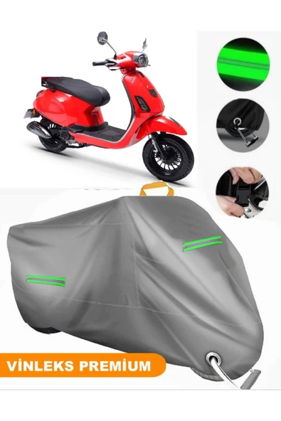 MotoEN  Vinleks Gri Rks Azure 50 Uyumlu Motosiklet Brandası Lüx Kalite (Kilit Uyumlu) ürün görseli