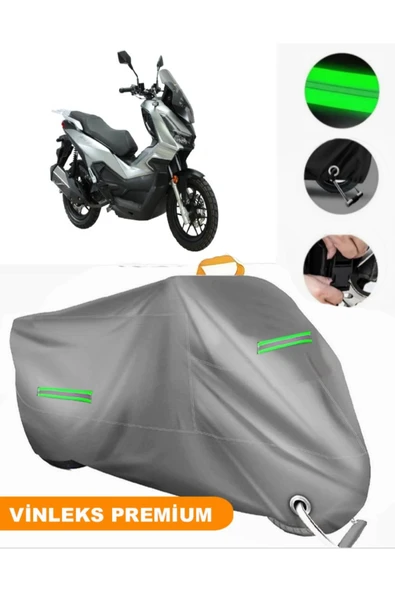 MotoEN  Vinleks Gri Skjet RIVERO 125 Uyumlu Motosiklet Brandası Lüx Kalite (Kilit Uyumlu) ürün görseli