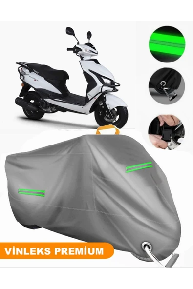 MotoEN  Vinleks Gri Rks Blazer 50 XR Max Uyumlu Motosiklet Brandası Lüx Kalite (Kilit Uyumlu) ürün görseli